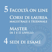 Facolt&agrave; e corsi