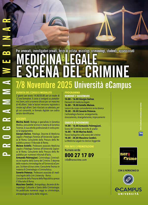 webinar di criminologia