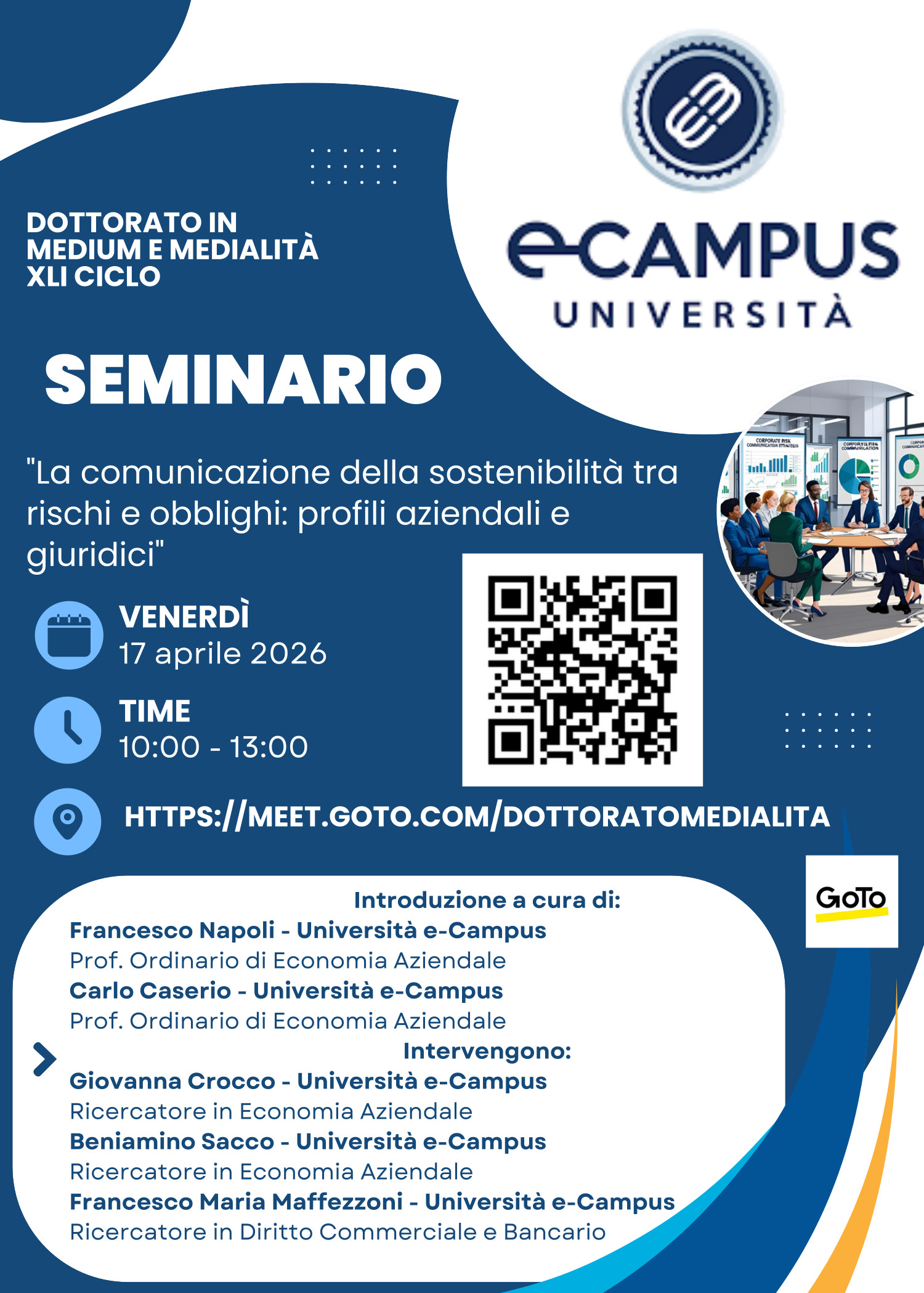 La comunicazione della sostenibilità tra
rischi e obblighi: profili aziendali e
giuridici