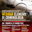 Webinar Elementi di Criminologia