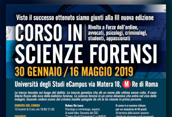 Corso in Scienze Forensi