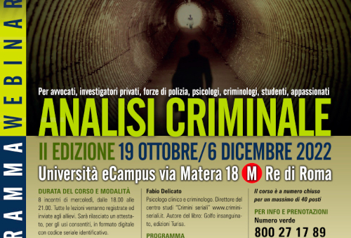 webinar analisi criminale
