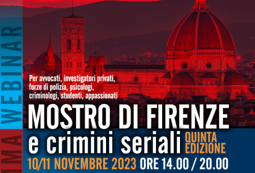 webinar mostro di Firenze quinta edizione