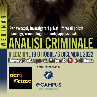 webinar analisi criminale