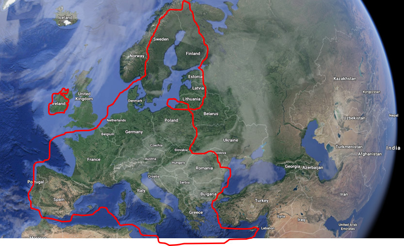 mappa eu