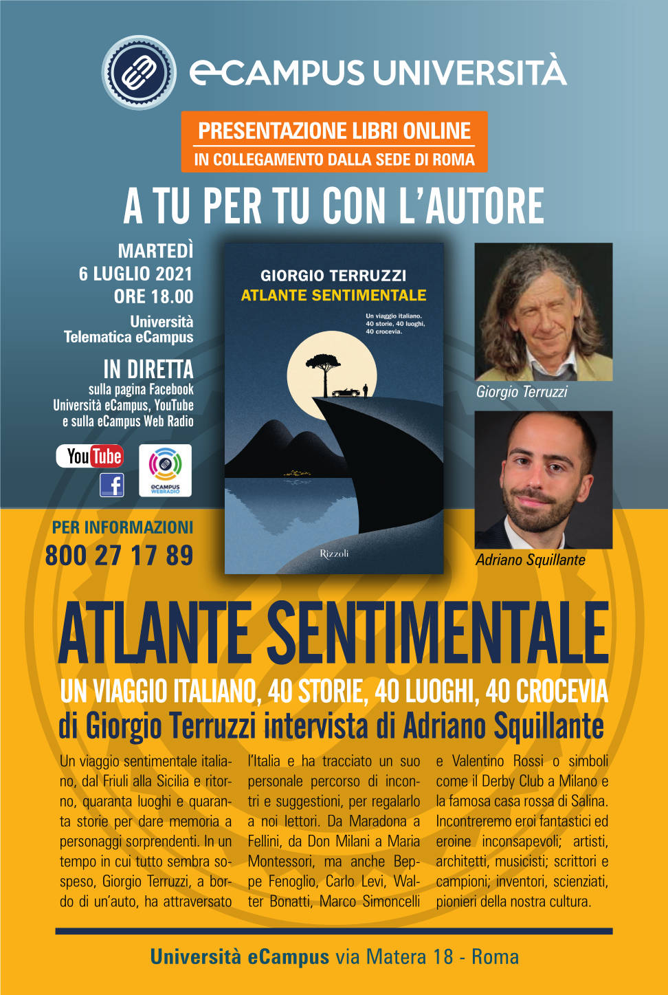 A tu per tu con l'autore- Atlante Sentimentale