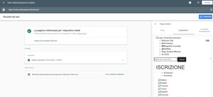 validazione Google-mobile pagina Iscrizione