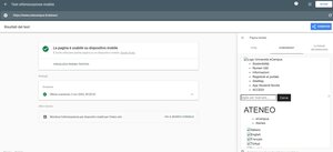 validazione Google-mobile pagina Ateneo