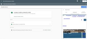 validazione Google-mobile pagina Didattica