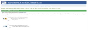 validazione folgi di stile portale ecampus