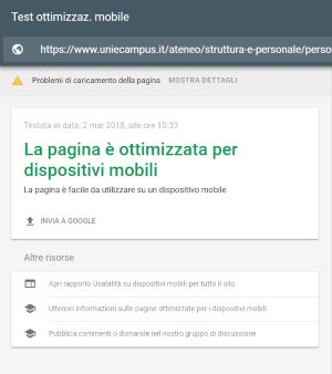 validazione Google-mobile pagina Numeri Utili