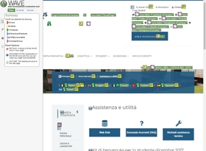 validazione Wave pagina Assistenza e Utilita