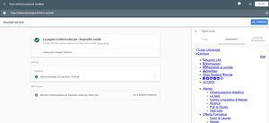 validazione Google-mobile pagina Info e Contatti