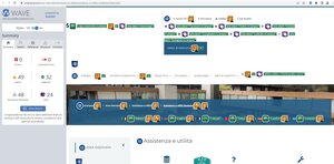 validazione Wave pagina Assistenza e Utilita