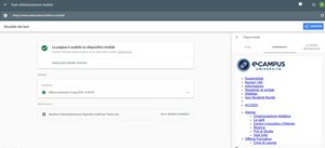 validazione Google-mobile pagina Info e Contatti