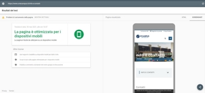 validazione Google-mobile pagina Info e Contatti