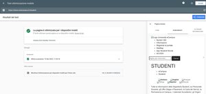 validazione Google-mobile pagina Studenti