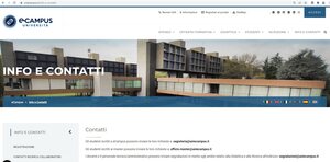 validazione webAIM pagina Info e Contatti