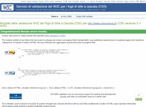 validazione folgi di stile portale ecampus
