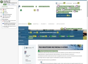 validazione Wave pagina Polo Bibliotecario Multimediale di Ateneo