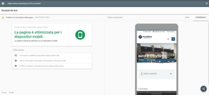validazione Google-mobile pagina Info e Contatti