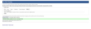 validazione HTML pagina Numeri Utili